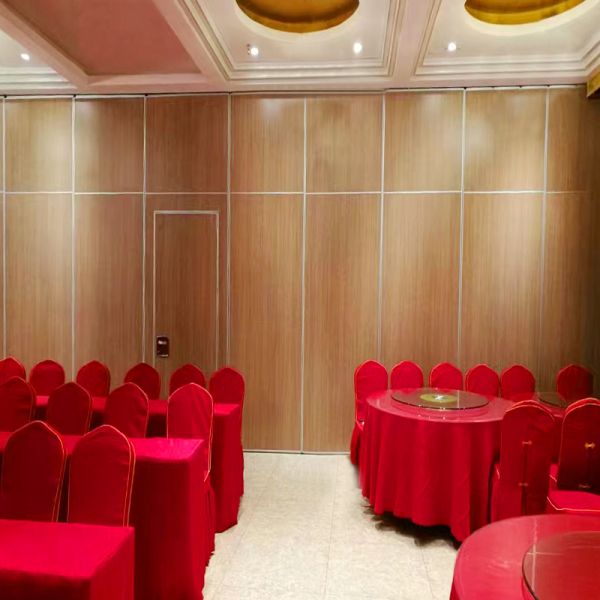 Sliding Folding Movable Wall Partition With Ceiling Wheels Laminated