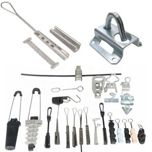 330*62*32 mm Fiber Optic Anchor Clamp for PA6 Stainless Steel Wire Tension