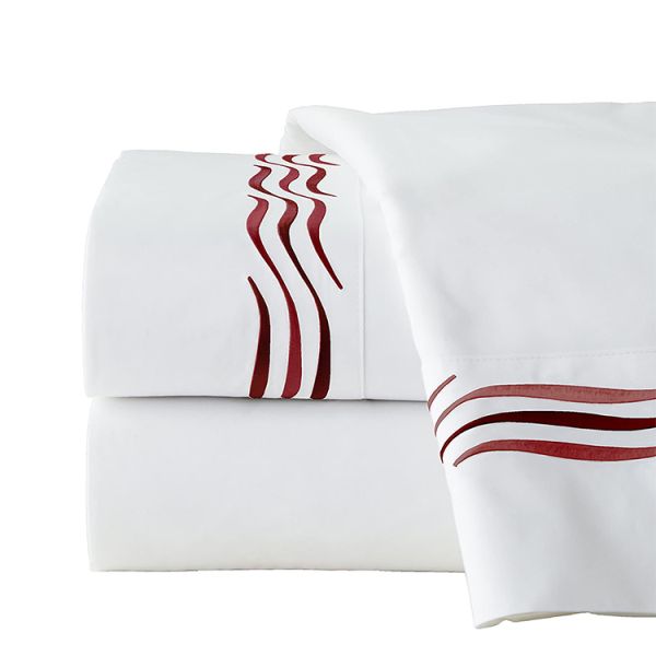 Home Embroidered Bed Sheet Set Bedding Set in National Standards Color Fastness Grade