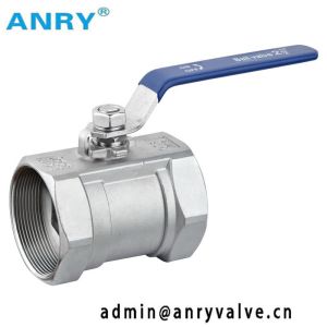 China One Piece SS Ball Valve 2 Inch FNPT BSP Threaded CF8 CF8M Body on sale