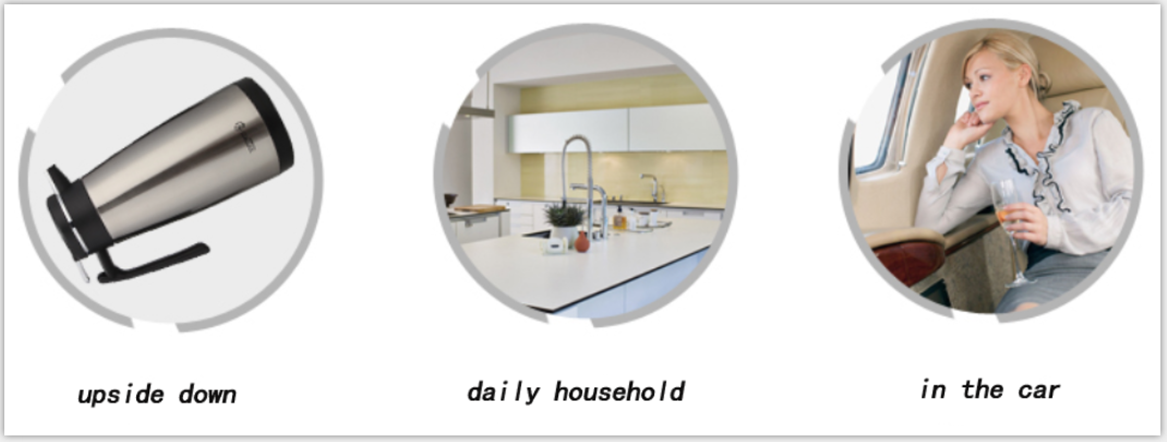 1.5L vacuum thermos flask double well stainless steel insulated water bottle coffee tea pot