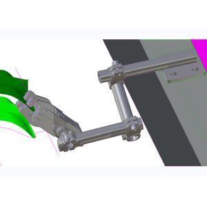 China Easy Adjustment Pneumatic Gripper Mechanism For Holding Metal Stamps on sale