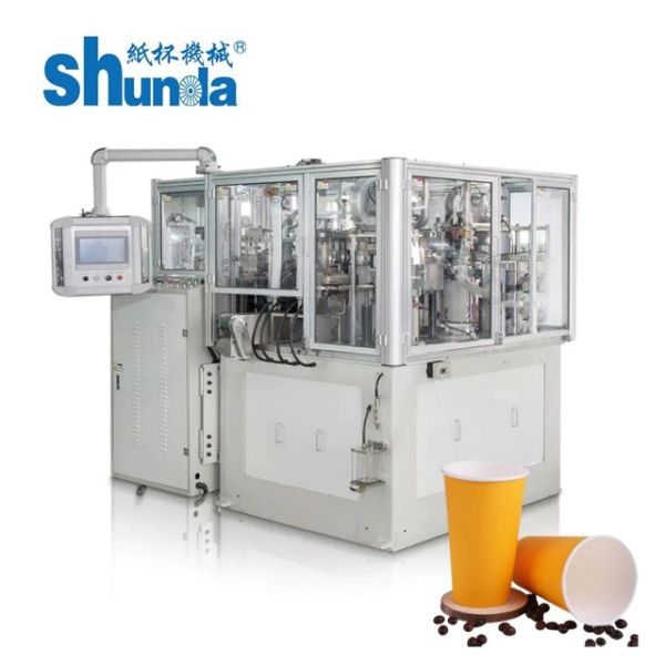 Buy Ultrasonic  Ice Cream / Water Paper Cup Forming Machine 4oz - 16oz paper cup machine for making disposable cups at wholesale prices