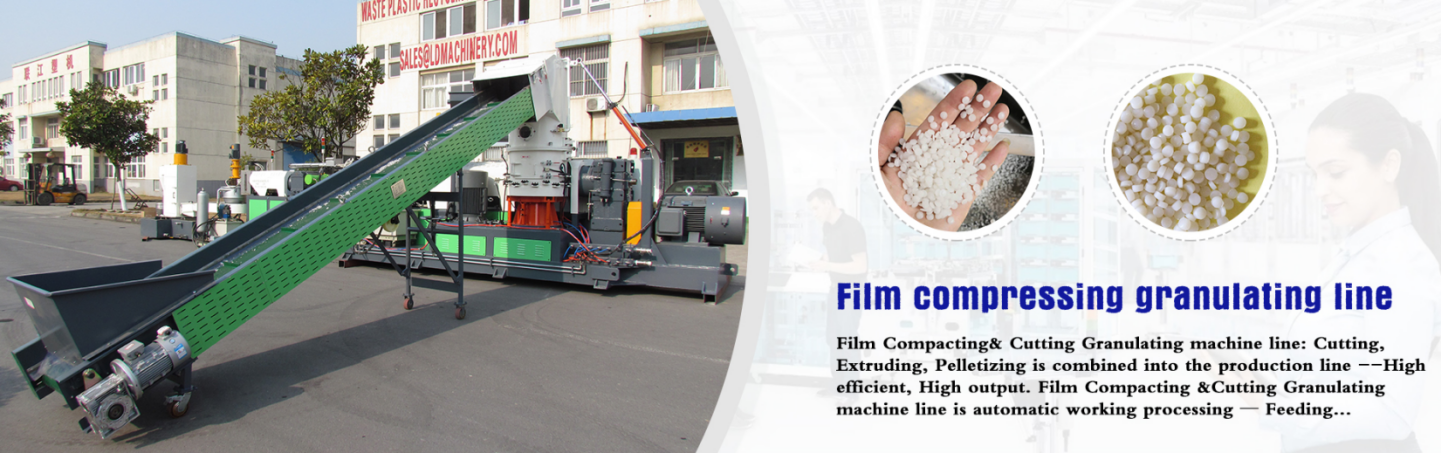 PP Jumbo Bag Film compacting Plastic Granulating Line
