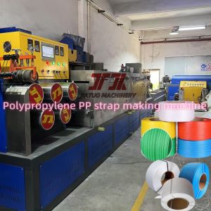 High Output Polypropylene PP Strap Making Machine Excellent Plasticization 5