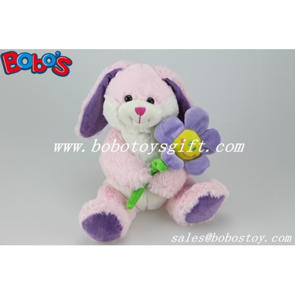 Buy Pink Bunny Stuffed Animal With Sun Flower As Valentine gifts at wholesale prices