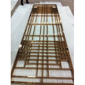 Brushed black titanium stainless steel screen , price stainless steel wall