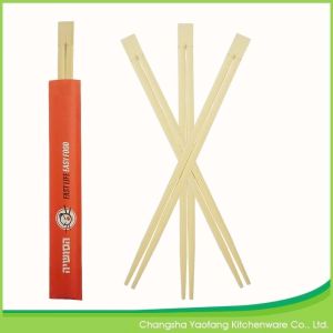 24cm Twins Reusable Bamboo Chopsticks Sushi 5.0mm Thickness Customized