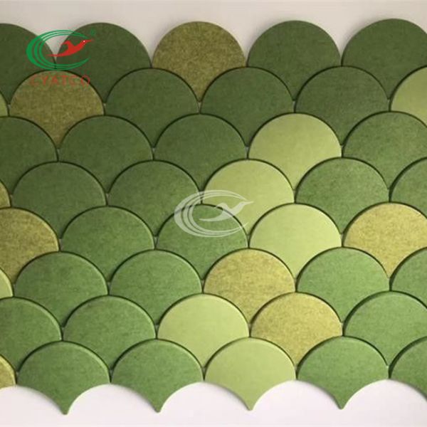 Buy Practical Odorless Polyester Fiber Panel , Mildewproof Acoustic Board Texture at wholesale prices
