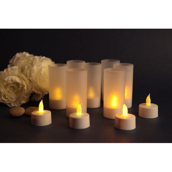Buy LED Tealight with cups at wholesale prices
