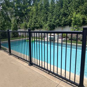 Free-Maintenance Safety Customized Fencing Aluminum of Bronzed Color