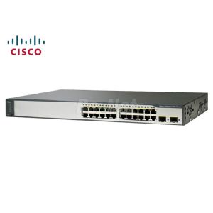 Cisco WS-C3750-24PS-S 24port 10/100M Switch Managed Network Switch C3750 Series