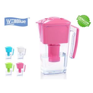 Quality Colorful Well Blue Alkaline Ionized Water Pitcher 2.5L With High PH And Low ORP for sale