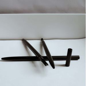 Customizable Waterproof Eyebrow Pencil , Black Great Eyebrow Pencil With Brush