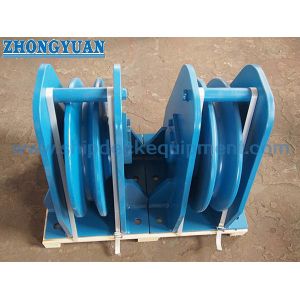 Vertical Guide Sheave Block Ship Towing Equipment
