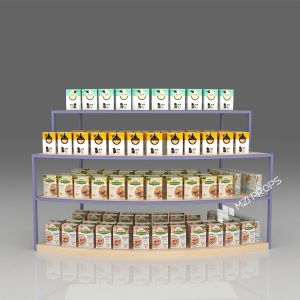 M2-C4 Robust Structure Transparent Display Island For Promotion In Maternity & Baby Store