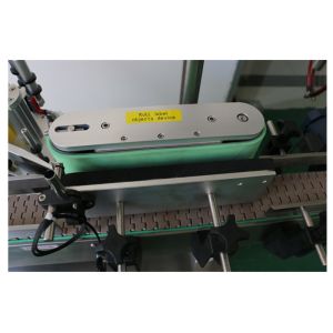 Big Round Bottle Automatic Sticker Labeling Machine With Ribbon Coding Printer