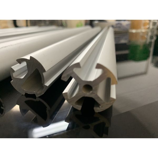 Buy Silver Anodized T Slot Aluminum Extrusion Profile Round Assembly Line at wholesale prices