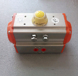 at Series Pneumatic Rotary Actuator Double Acting and Spring Return Aluminum