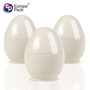 Eco-friendly biodegradable 160ml egg shape Bamboo Fiber dessert Cup