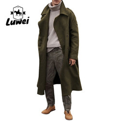 Winter Long Trench Overcoat Chaqueta Moto Kurtka Utility Blouson over Sized