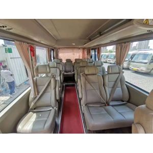 2018 Year 14 Seats Used Yutong Buses Cummins Front Engine 6601D Model Yutong Bus