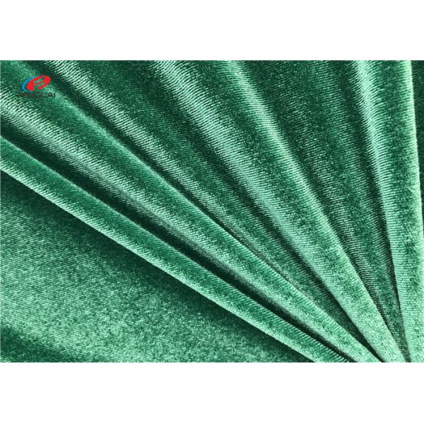 Buy Plain Dyed Pressed Spandex Velvet Fabric 75d For Skirt Trouser Jacket at wholesale prices