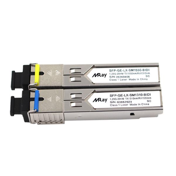 Buy 1.25Gbps WDM 20km SFP Transceiver Modules SC Connector 1310/1550nm at wholesale prices
