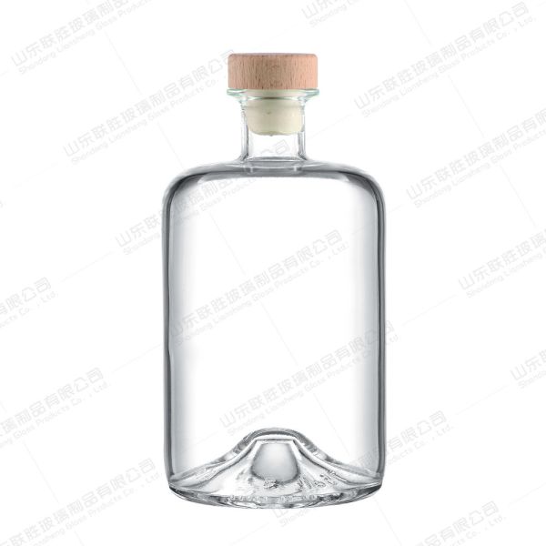 70cl Pink Color Gin Glass Bottle Acceptable Customer's Logo and Healthy Lead