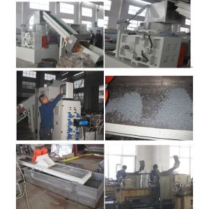 Film Pelletizing Waste Polythene Recycling Machine , Plastic Agglomerator Machine