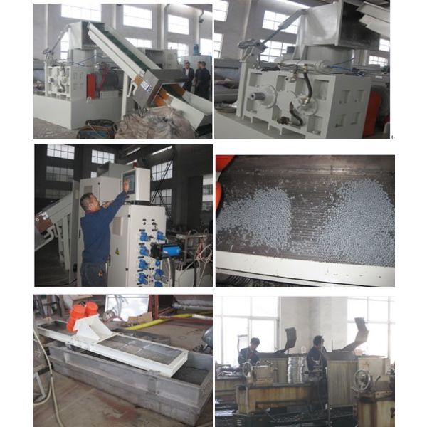 Buy Film Pelletizing Waste Polythene Recycling Machine , Plastic Agglomerator Machine at wholesale prices