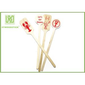 140mm Cute Wooden Coffee Stirrer Sticks Beverage Stirrers For Restaurant