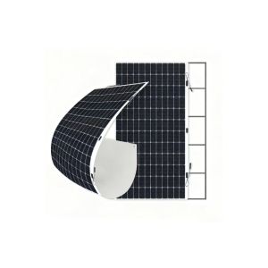 Quality 430W Flexible Solar Panel, Ultra-Thin 2.7mm Bendable Module with TOPCon Cells for RV/Commercial Roof for sale