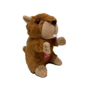 Quality 9cm Plush Marmot Whistling With Keychain for sale