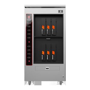 Quality Commercial Electric Fish Grill Machine Double-layer 6 Compartments for sale