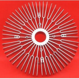 Extruded Heatsink Sunflower Series Big Power Good Dissipation Aluminum Extrusion