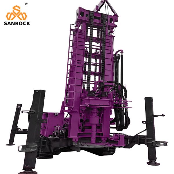 Water Well Drilling Rig With Mud Pump Rotary Borehole Drilling Equipment Deep Water Well Drilling Machine