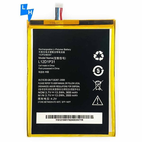 L12D1P31 L12T1P33 A1000 A3000 A5000 A1010 A3300 Tab Battery for Lenovo IdeaTab