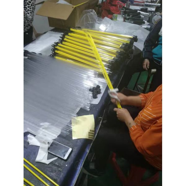 folded golf alignment stick , folding golf alignment sticks , two-double golf training aid