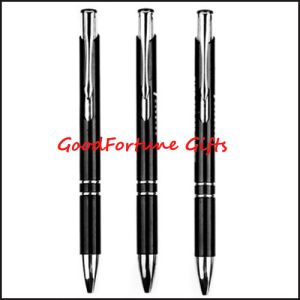 Quality promotion gift Black Printed ballpoint Pen for sale