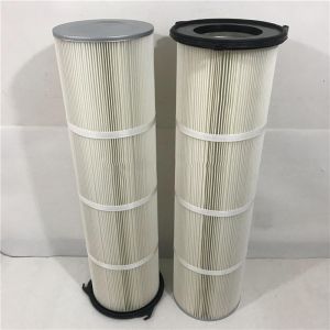 Construction Fiberglass Cartridge Dust Collector Filter With 0.5 Lbs Weight