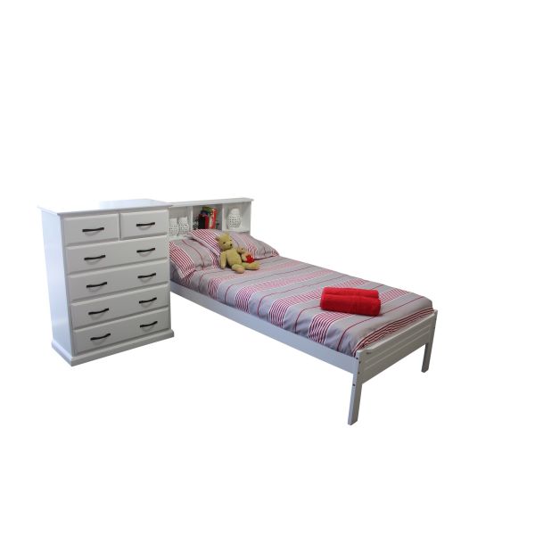 Buy modern single bed pine wood at wholesale prices
