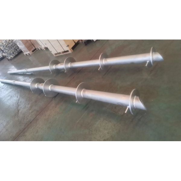 Photovoltaic Spiral Plie Galvanised Ground Screw Anchor with Flange
