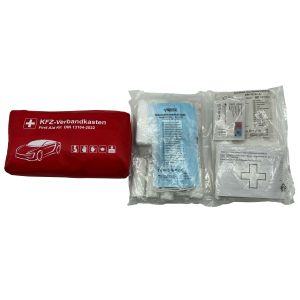 Red Blue Survival Vehicle First Aid Kit 28pcs Vehicle Trauma Bag