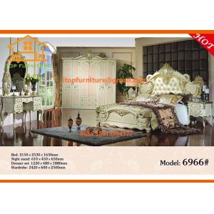 China Middle east style cheap luxury antique bedroom furniture sets for sale on sale