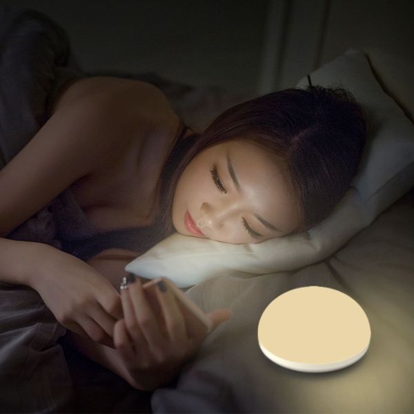 2200mAh 90LM Touch Sensitive Night Light Usb Rechargeable Night Light