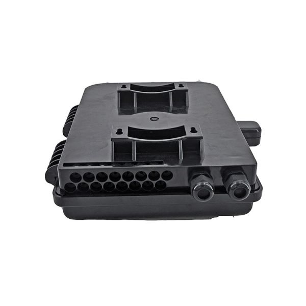 Outdoor 85mm Fiber Optic Splitter Box Plc Two Tier In 2 Out 16