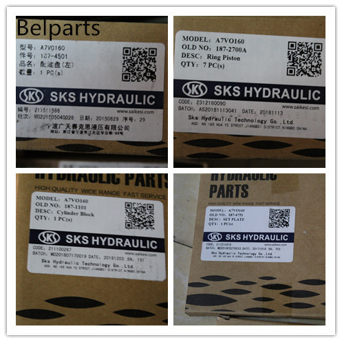 A7V0160 Excavator Hydraulic Pump Parts Postion For Repairing Replacement