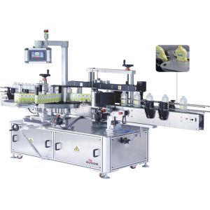 Front And Back Labeling Machine , High Speed Labelers 580KG Weight