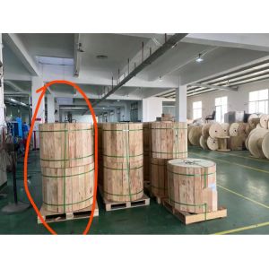 Hybrid 24 Cores Aerial Fiber Optic Cable ADSS Type